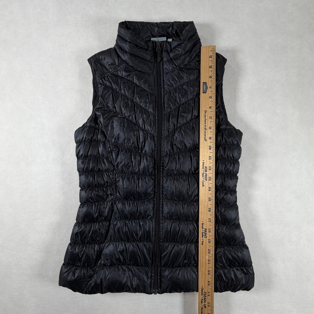 Athleta Womens Size Small Downalicious Goose Down Fill Puffer Vest Full Zip - Picture 4 of 12